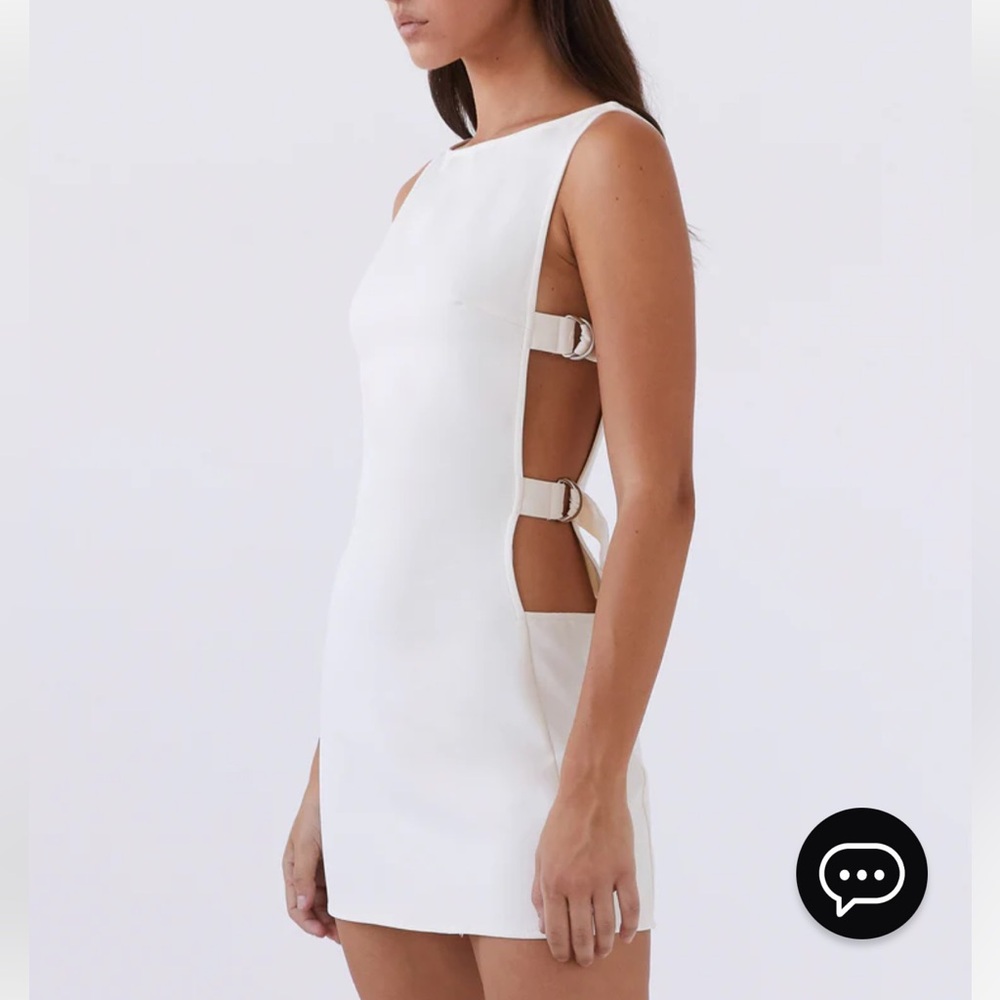 Peppermayo Buckle Mini Dress